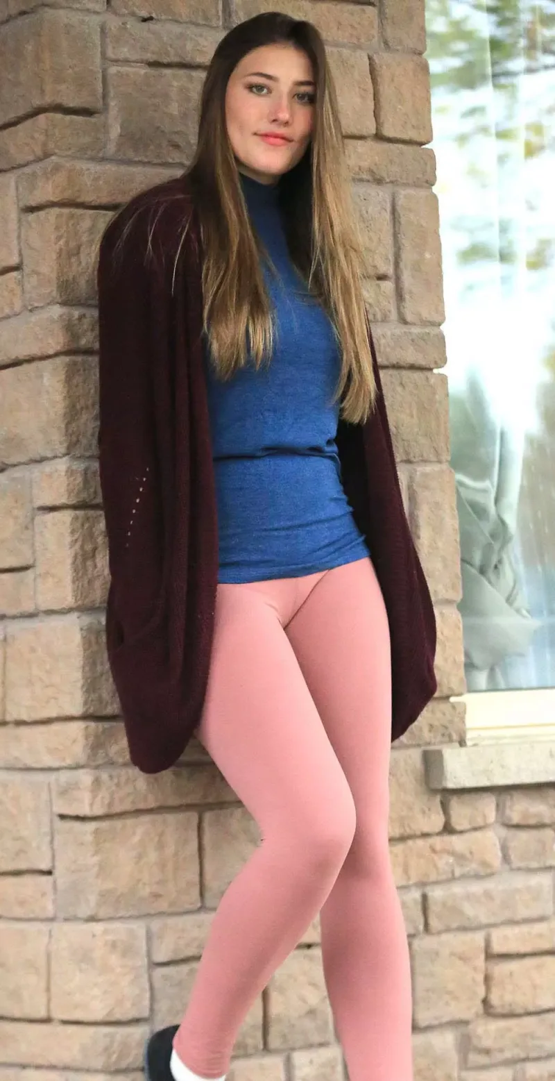 Mauve Womens Leggings