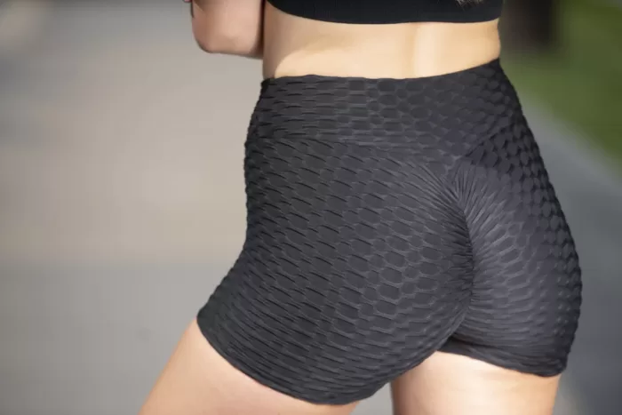 Black Booty Lift Shorts for Women