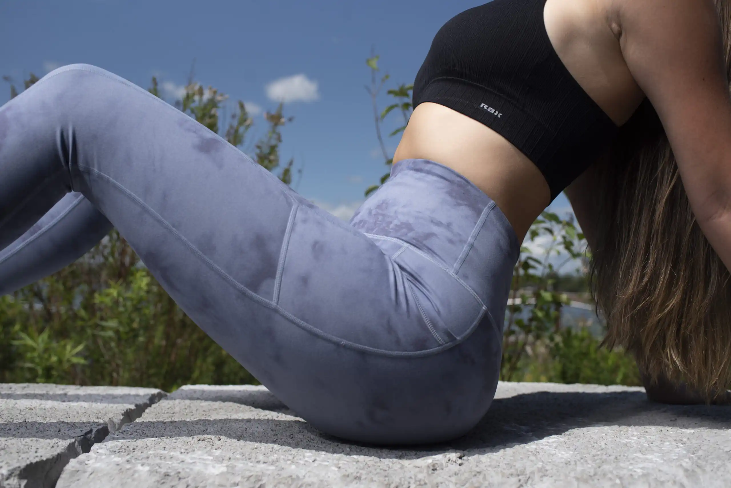 Blue Power Flex Yoga Pants for Ladies | Comfy Forever